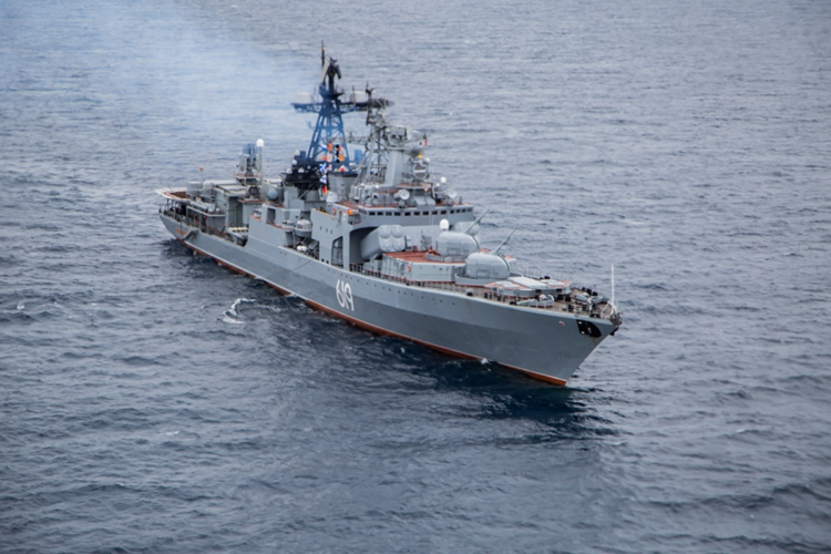 Northern Fleet Marines Land from Ship on Alexandra Land