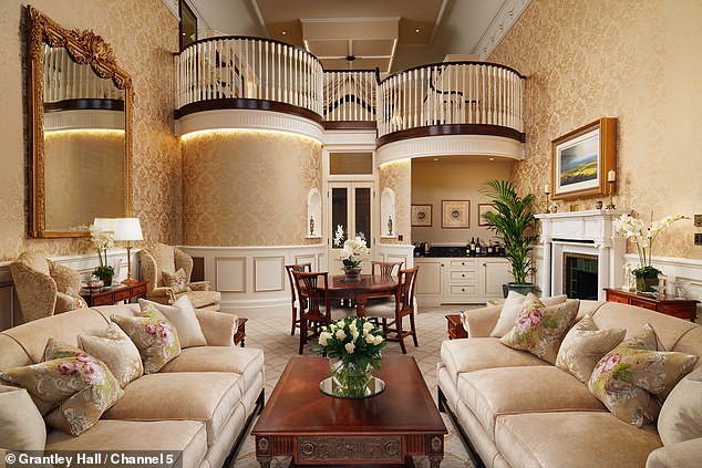 The most luxurious – the Royal Suite, pictured – is even known for bringing guests to tears with its beauty.